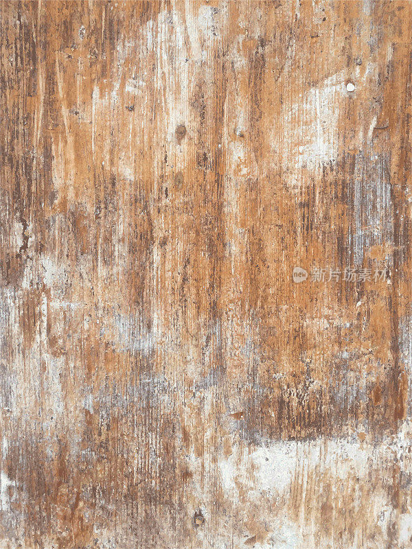 美丽的自然脏破损的木门表面-抽象的背景插图在向量-垂直块表面在米色和棕色阴影与可见的线、点和变色