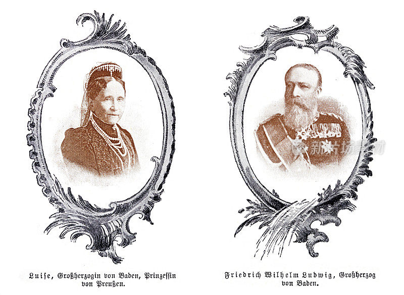 路易丝和弗里德里希·威廉·路德维希，巴登大公