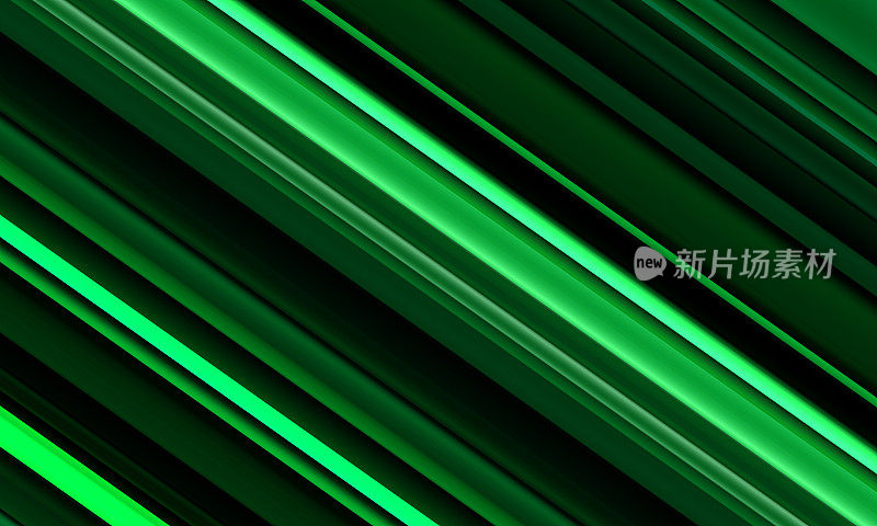 抽象绿条线斜线速度几何动态图案设计现代未来主义背景纹理矢量