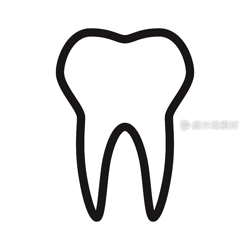 牙科保险字形图标