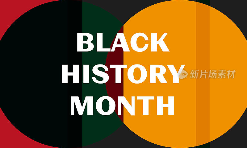 黑人历史月-海报，卡片，横幅，背景。每股收益10