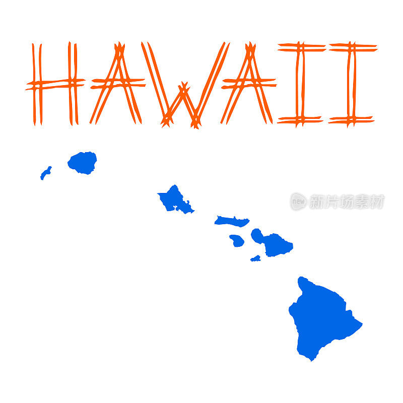 丰富多彩的夏威夷地图