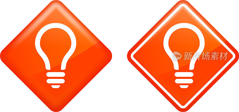 灯泡的想法图标