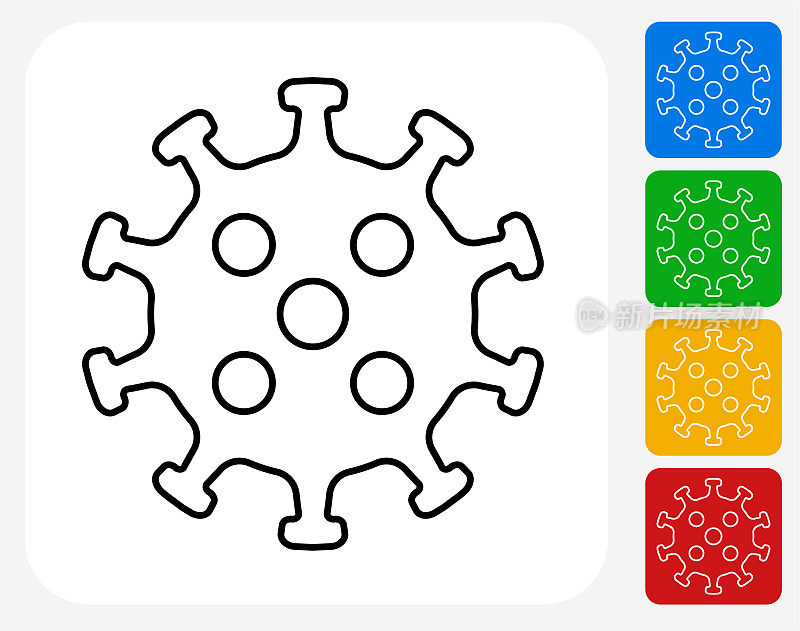 Covid-19分子图标