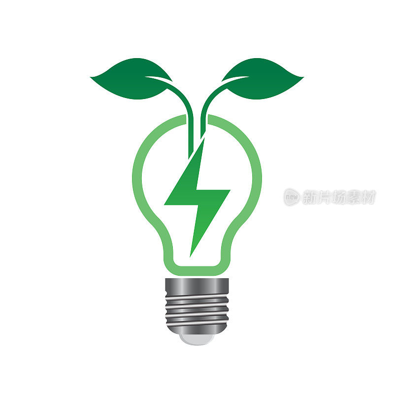 生态能源图标概念