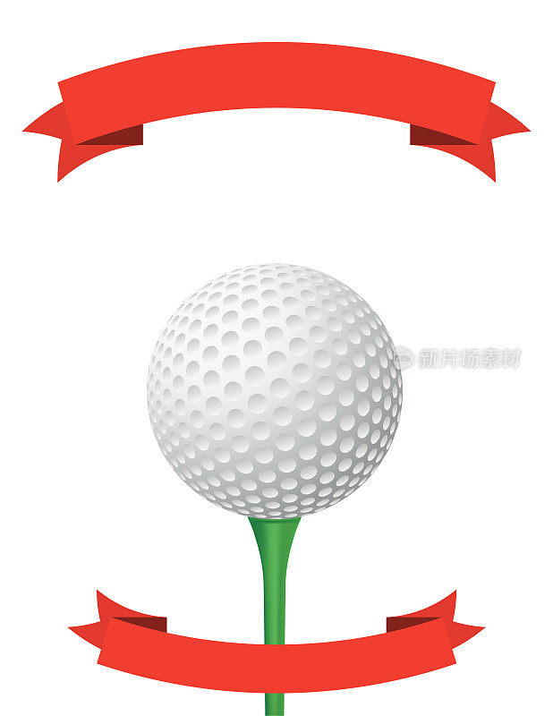 高尔夫比赛邀请传单模板