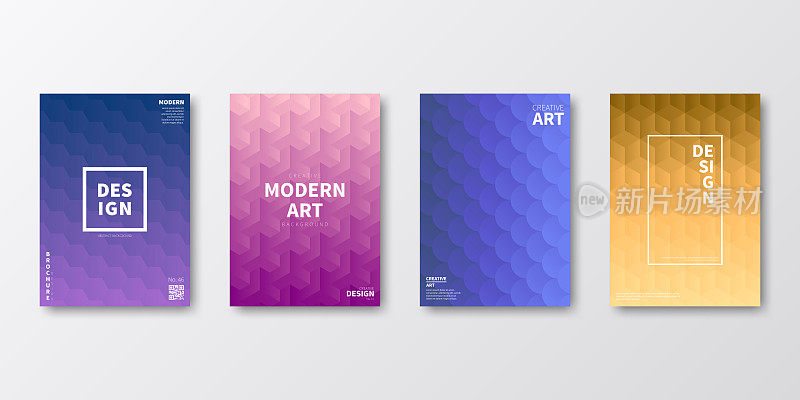 小册子模板布局，封面设计，业务年报，传单，杂志