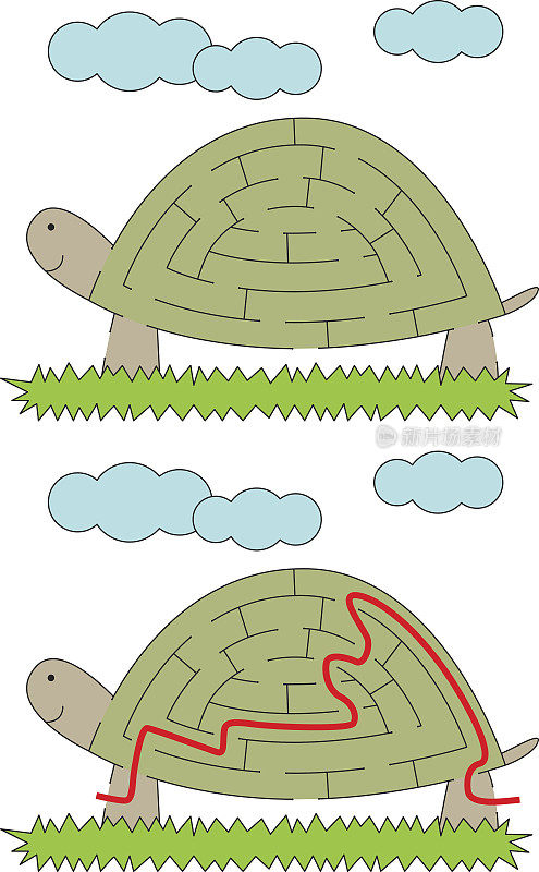 简单的乌龟迷宫
