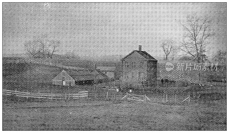 马萨诸塞州汉普顿县的古董图片:奇科皮农场