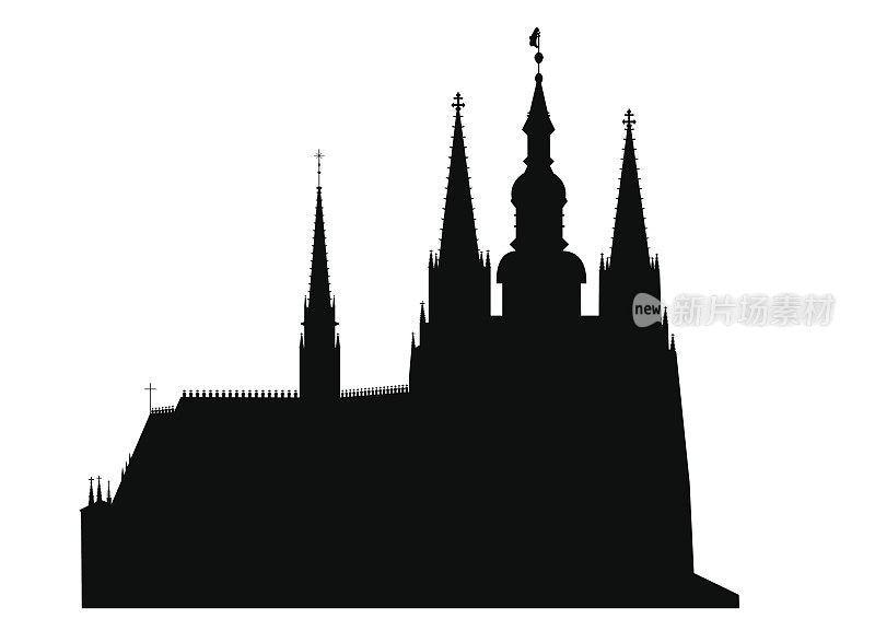 布拉格城堡-圣维塔斯大教堂