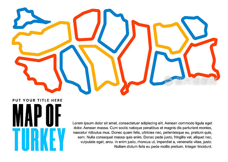 土耳其地图的页面设计