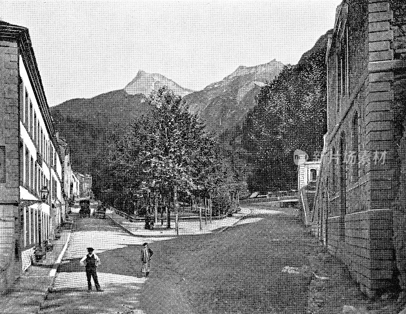 法国比利牛斯山脉的欧波恩――19世纪