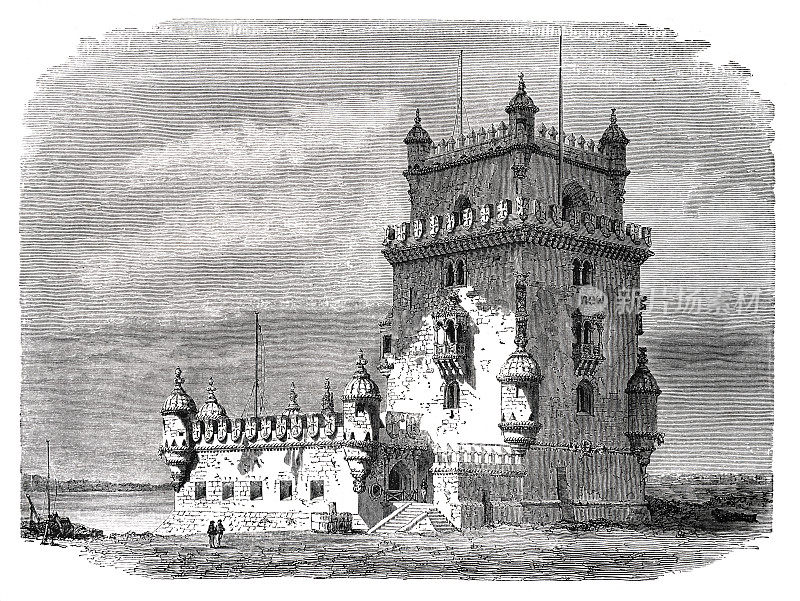 Belém葡萄牙里斯本塔，1861年
