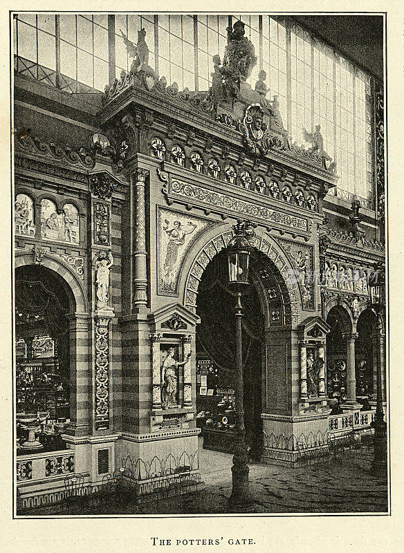 波特门,巴黎,世界博览会1889年,19世纪维多利亚时代