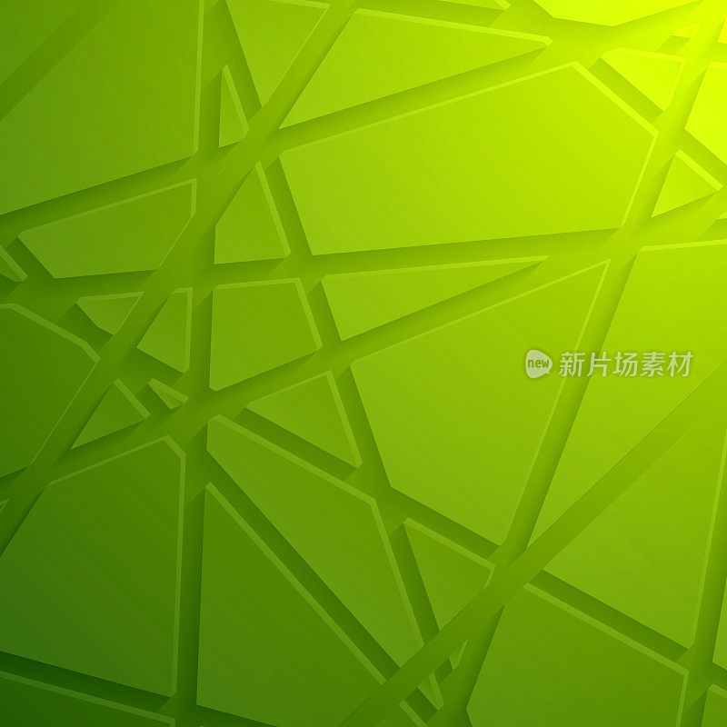 抽象绿色背景-几何纹理