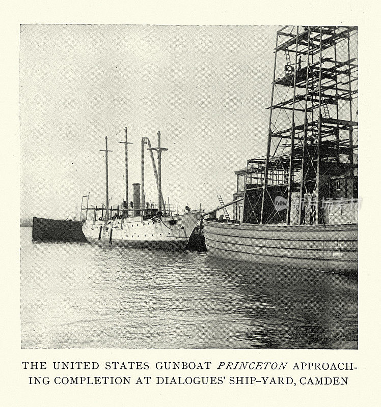 普林斯顿号(PG-13)是美国海军的一艘合成炮艇，位于新泽西州卡姆登的对话公司船坞，19世纪