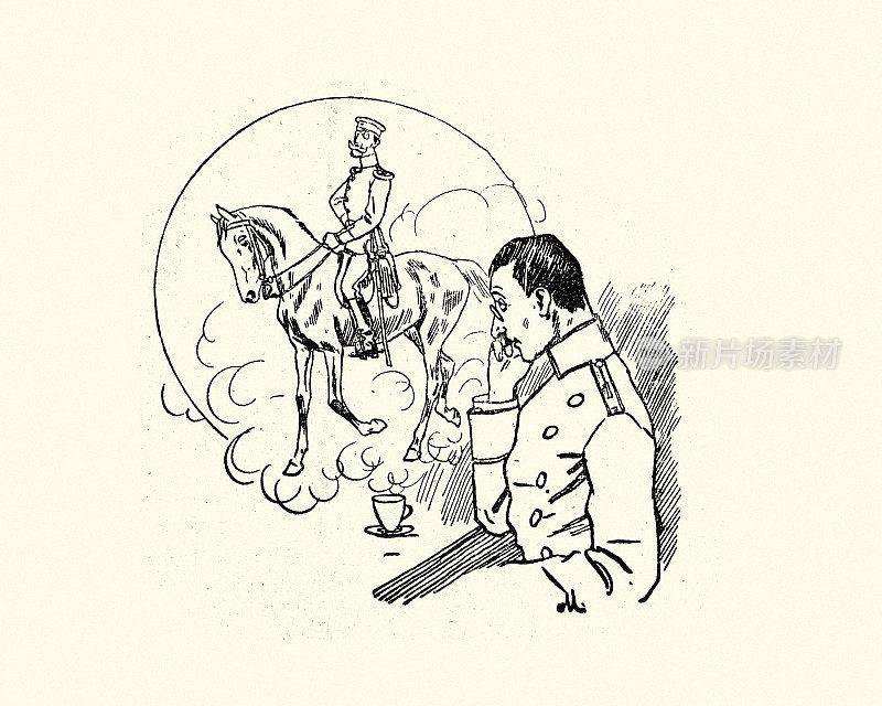 德国将军的漫画,维多利亚19世纪