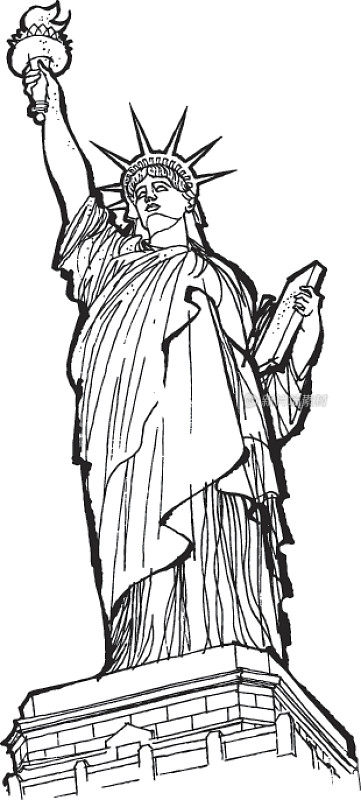 自由女神像插图