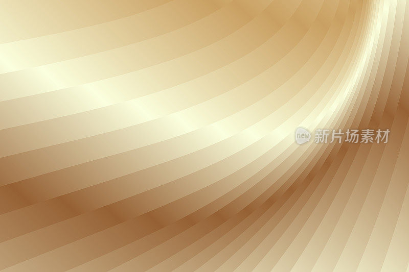 3D渲染沙丘金色抽象线条纹理纹理矢量背景