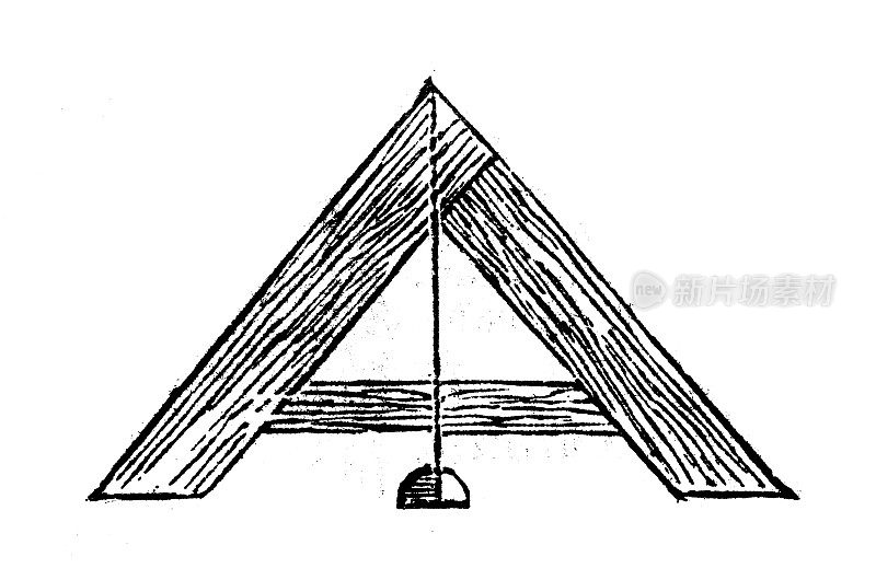 古玩雕刻插画:水平