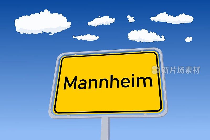 德国曼海姆市的标志
