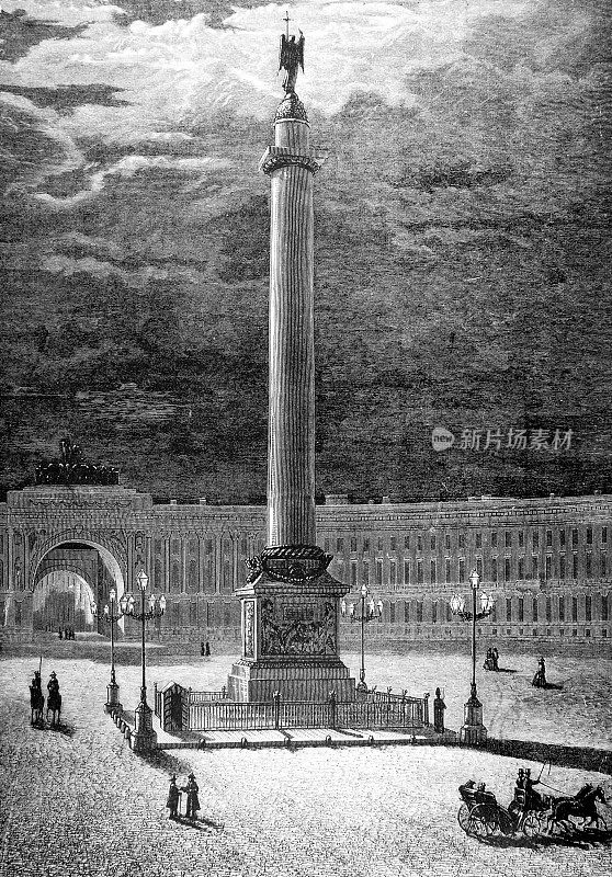 亚历山大圆柱，圣彼得堡