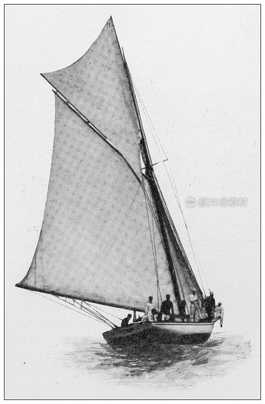 1897年的运动和消遣:托莱多的飞毛腿游艇