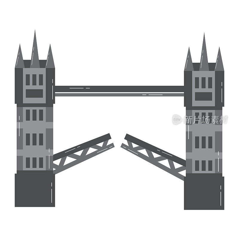 伦敦塔桥是英国的地标