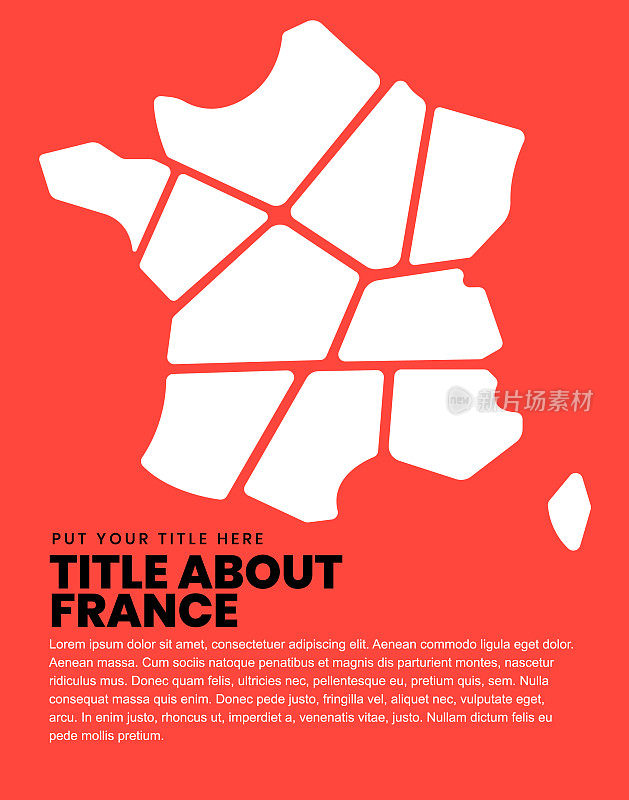 法国地图页面设计