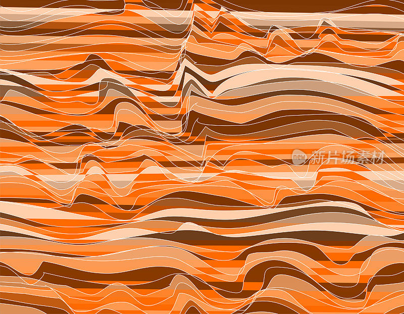 抽象色波条纹纹理图案背景