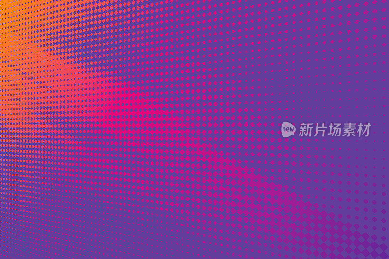 半色调图案抽象的背景与光束