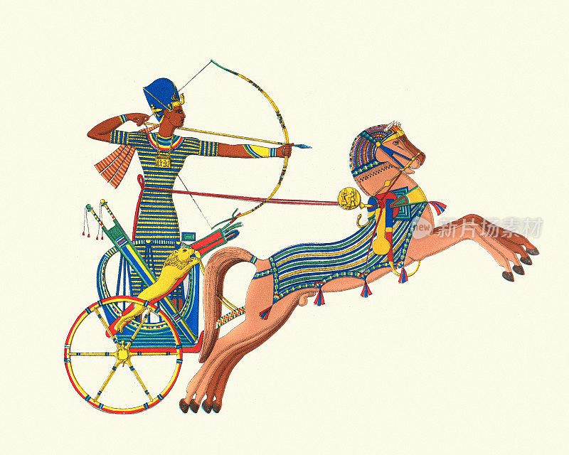 古埃及战车弓箭手，古代世界的战争
