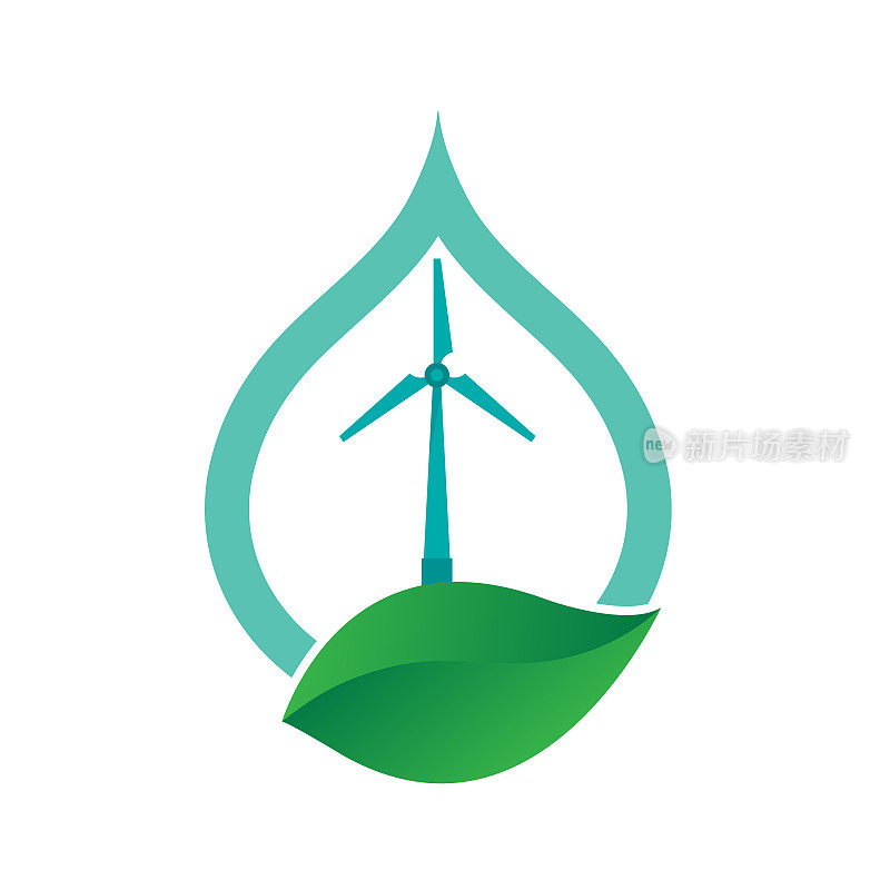生态能源图标概念