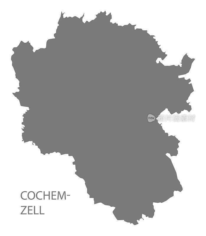 莱茵兰-普法尔茨格雷县地图