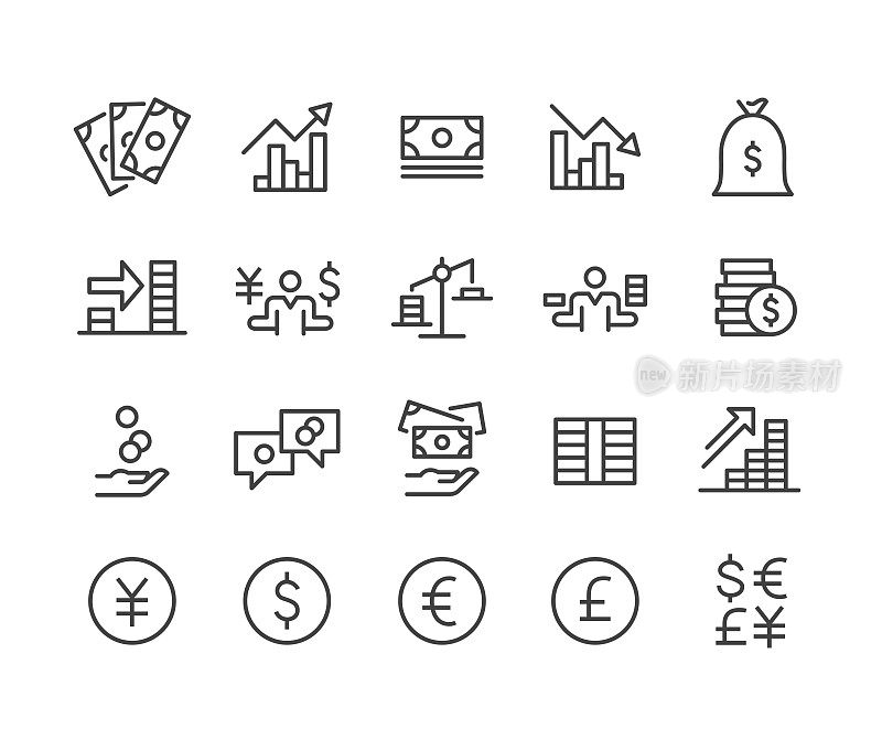 金钱图标系列-经典系列