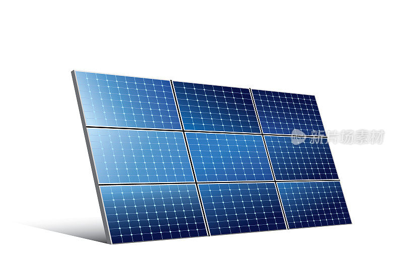 太阳能电池板向量