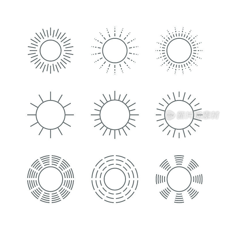 太阳图标