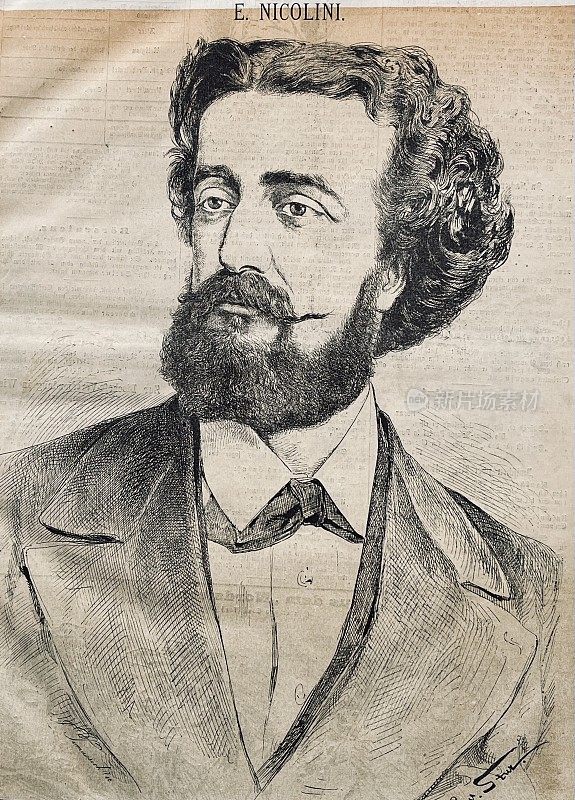 欧内斯托・尼科利尼，法国歌剧演唱家