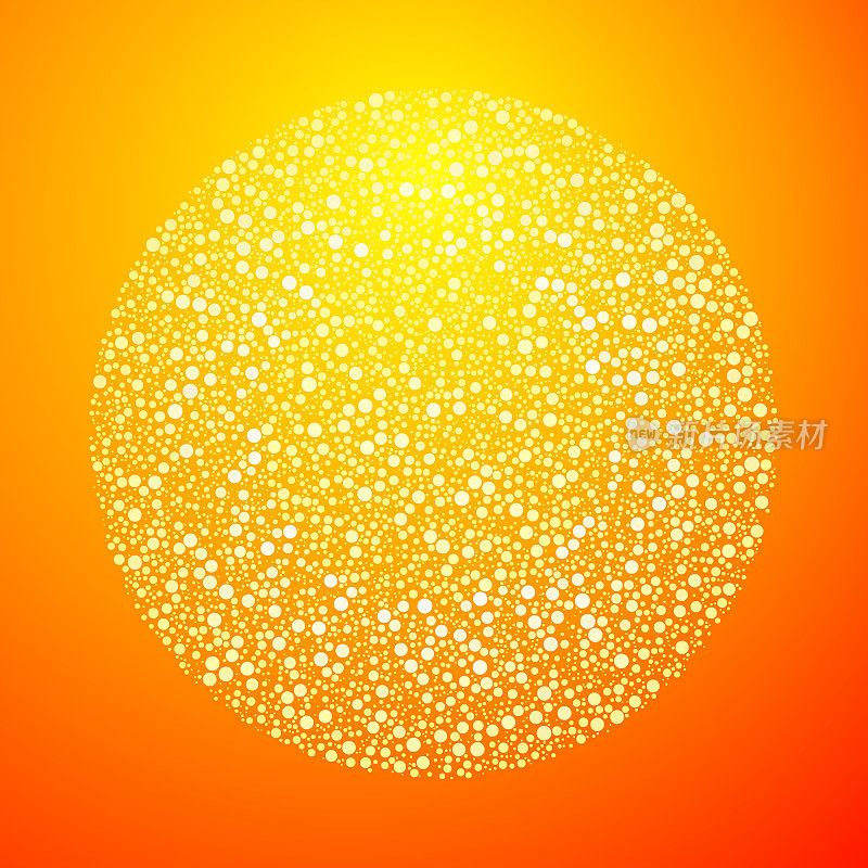 气泡:淡黄色小圆点图案,无重叠,适合复制填充表面