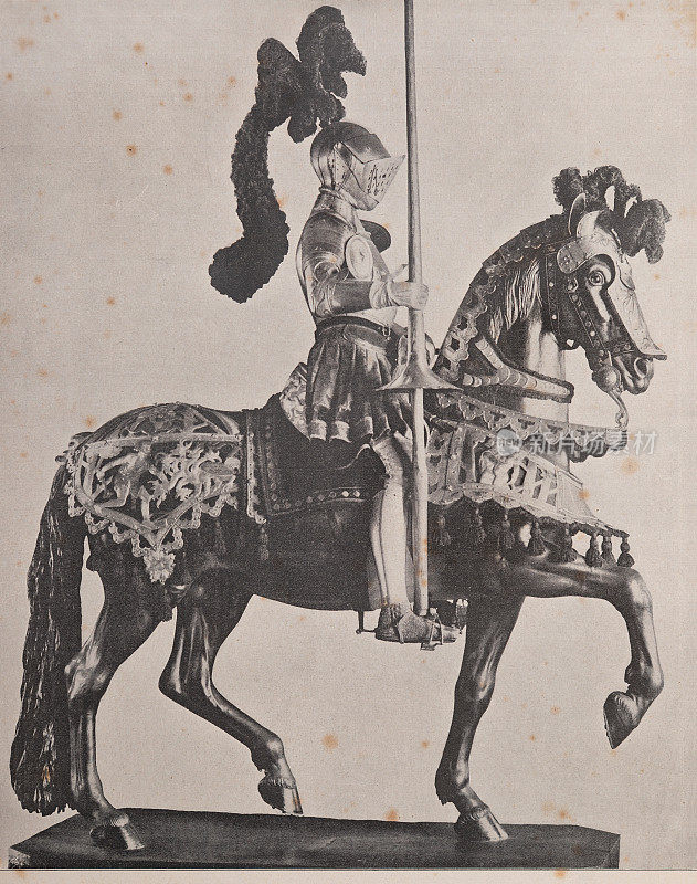 1898年，神圣罗马帝国皇帝查尔斯五世骑马