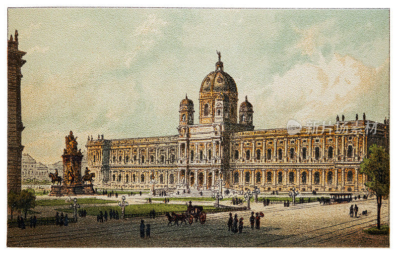 维也纳艺术史博物馆和玛丽亚·特蕾西安广场