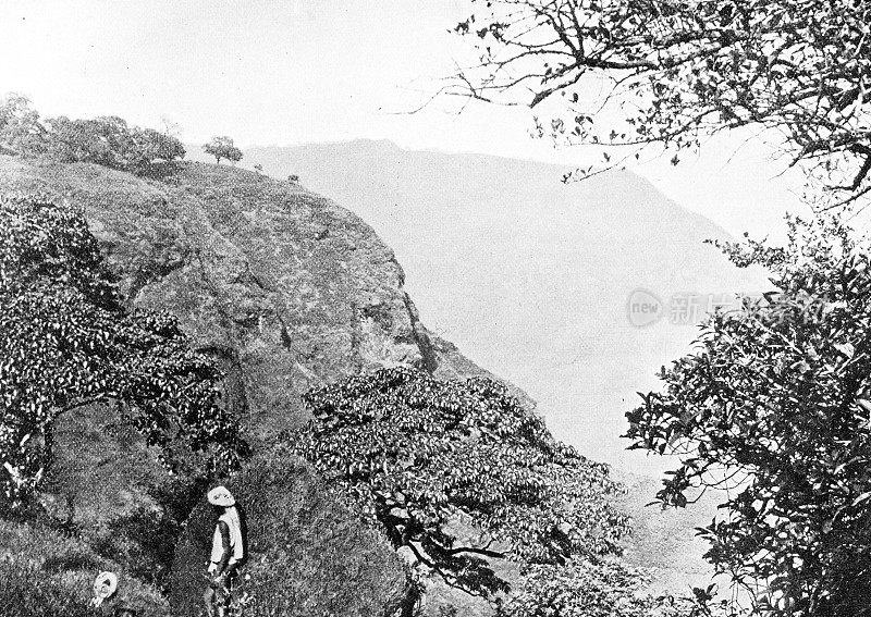 1895年印度的人物和地标:亚历山大和夏布蒂点，马瑟兰