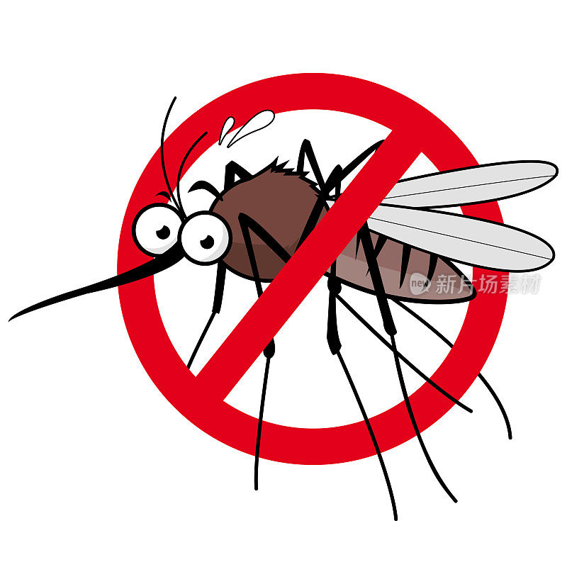 卡通驱蚊标志
