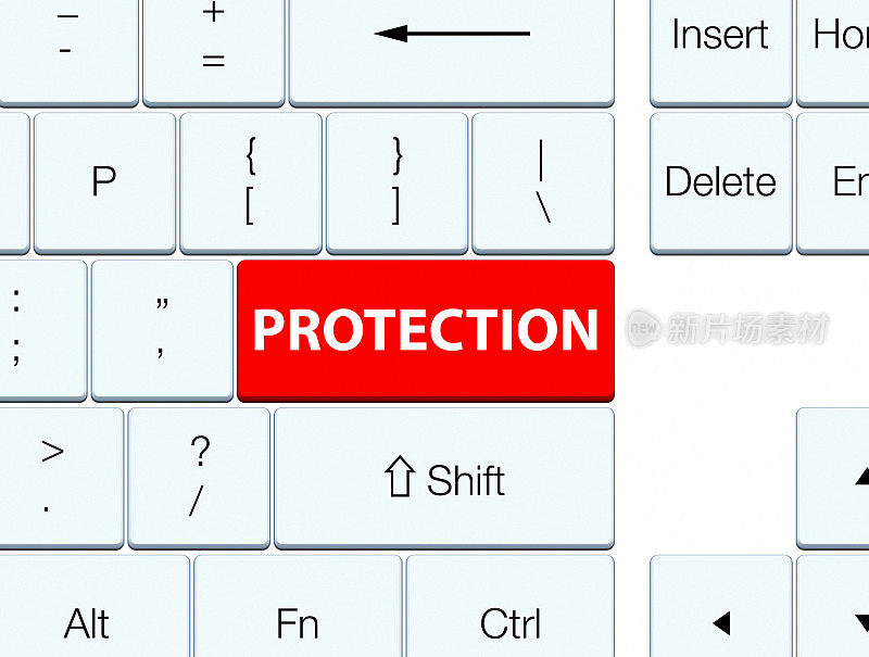 红色键盘按钮保护