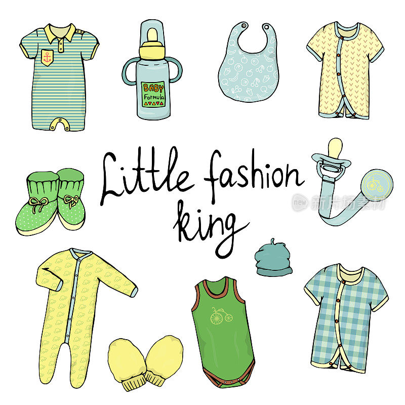 婴儿衣服集