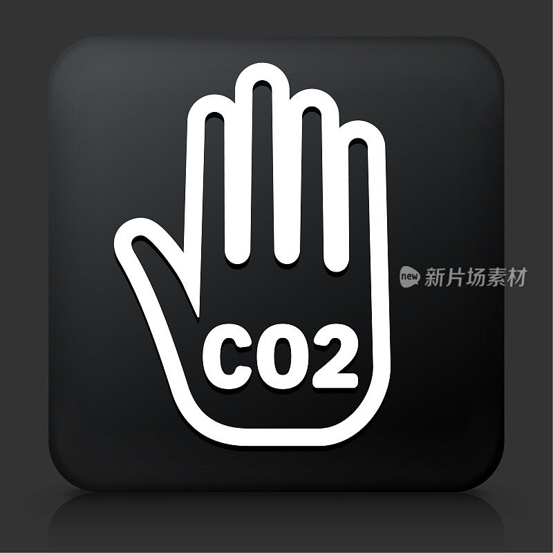 二氧化碳手二氧化碳图标