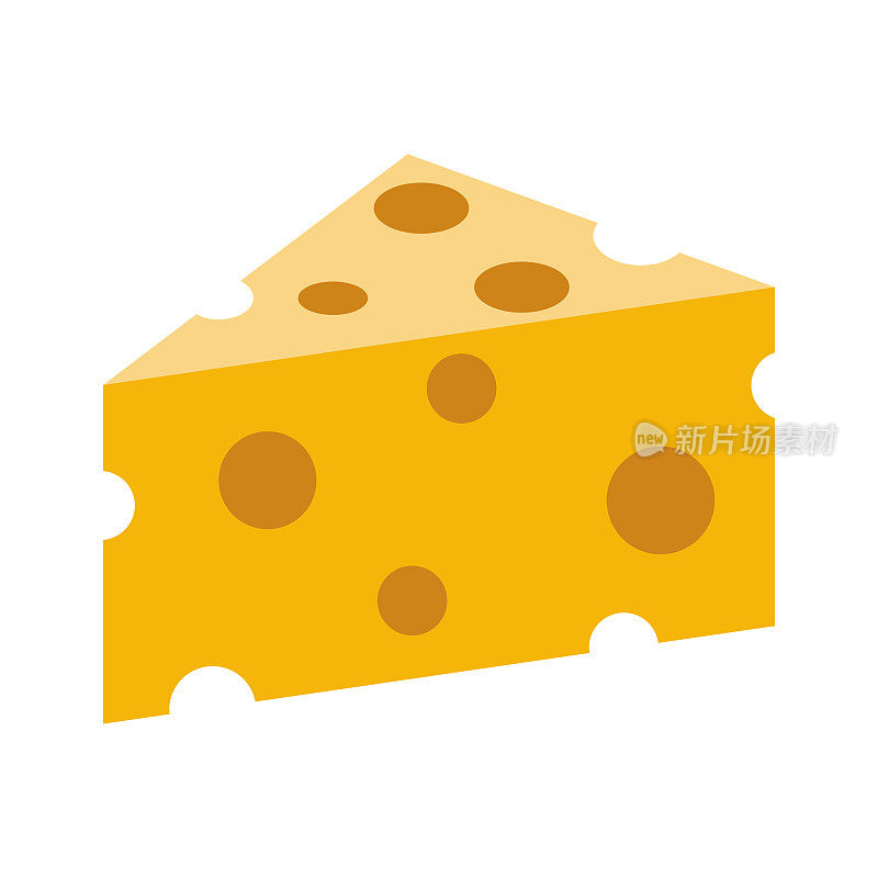 奶酪图标的透明背景