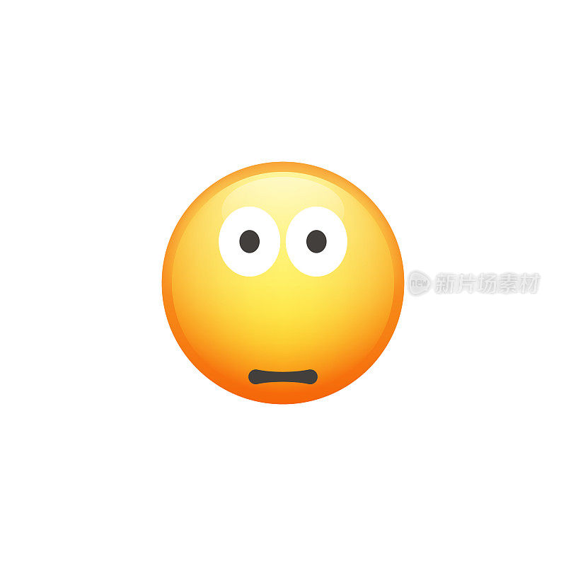 Emoticon裁剪设计元素可爱和色彩渐变