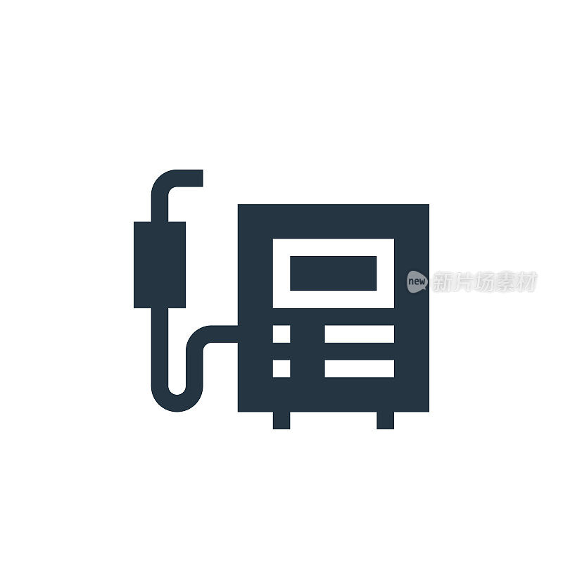 焊接机图标。焊接机图标用于网站设计和手机，应用程序开发，打印。焊机图标从填充机械收集孤立的白色背景。