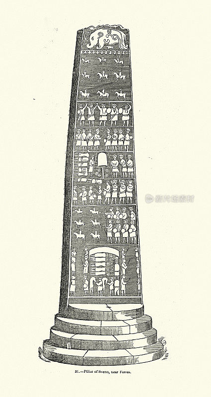 古代立石，苏埃诺柱，苏埃诺之石，皮克提斯，苏格兰